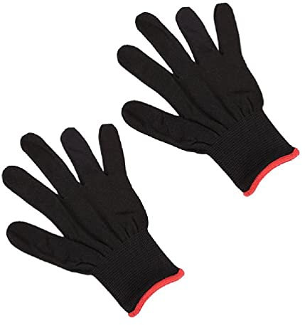 Labstandard Anti-Rutsch-Handschuhe für elektrische Akustikgitarre, Nylon, für Gitarre, Bass, Musikinstrumente, Übungshandschuhe, 2 Stück