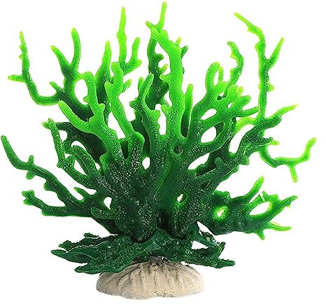 Lecerrot Decorazioni in Corallo per la casa - Piante Marine finte per Acquario | 6.7x2.6x5.5inch Acquario Statua di Corallo, Piante Marine Scultura di Corallo per Vetrina, Piante Finte per Acquario