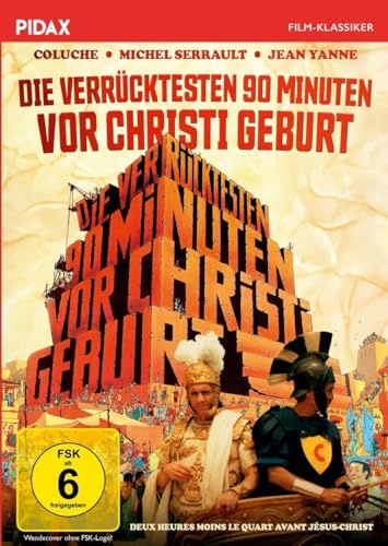 Die verrücktesten 90 Minuten vor Christi Geburt (Deux heures moins le quart avant Jésus-Christ) / Kultige Monumentalfilm-Parodie mit Starbesetzung (Pidax Film-Klassiker)