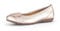 Gabor Damen Klassische Ballerinas, Frauen Flats,Ballerina-Schuhe,Ballet-Flats,flach,Ausgehschuhe,Abendschuhe,Slip-ons,Pumps,Puder,43 EU / 9 UK