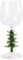 Kalttoy Verres à vin élégants en forme de sapin de Noël - Verres à vin décoratifs pour cadeau de vacances - Verre à boire - Verre à boire - Verre d'arbre de Noël - Atmosphère festive