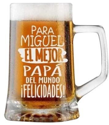 Regalo dia del Padre Vasos de Cerveza Regalo Papa Cumpleaños Regalo para Padre desde Hijas e Hijo Regalos Originales Para Hombres Regalos Personalizados Copas De Cerveza