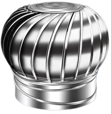 Comignoli Girevoli Estrazione Di Fumi, Camino Cappello Testa In Acciaio Inox, Comignolo Canna Fumaria Camino Cappello Testa Girevole, Aspiratore Fumi Cima A Sfera Girevole Per Canna Fumaria(250mm/9.8i