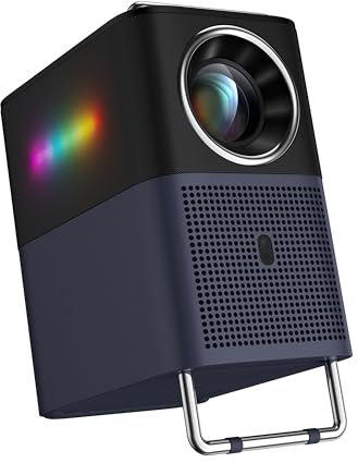 TCL Projecteur Intelligent A1 1080p FHD avec Google TV et certifié Netflix, extérieur/intérieur, WiFi/Bluetooth, Audio de 16 W, Traitement Audio numérique Dolby, Mode de Jeu, écran 120