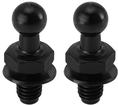 VGOL 2 Pezzi Cofano Ammortizzatori A Gas Vite Cofano Auto Portellone Posteriore Baule Ammortizzatore A Gas Asta Vite Perno A Sfera Perno Compatibile Con VW Golf 3 4 5 6 7 OEM WHT006580