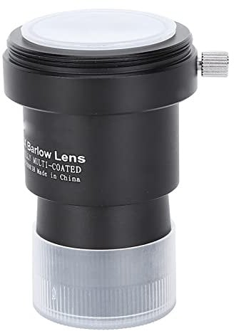 Datyson 1.25 inch Telescope Barlow Lens, 5X Magnification Lens T2/M35 Thread Camera Connect Interface Astronomical Telescope Accessory for Telescope Eyepieces