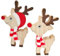 IMIKEYA Weihnachtsdeko Rentier Tisch Ornament üße Holzfigur Mit Und Ohne ütze Für Festliche Tischdekoration Und Gemütliche Weihnachtsatmosphäre