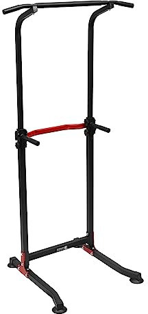 Power Tower Dip-Station multifunktionale Klimmzugstange Pull UP Kraftstation höhenverstellbar von 165-210cm Fitness Krafttraining für Zuhause Fitnessstudio