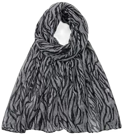 LEBOOBELL Damen Leopard Schal Leichte Leichte Damenschal Eleganter Tücher für Frühling Sommer Ganzjährig