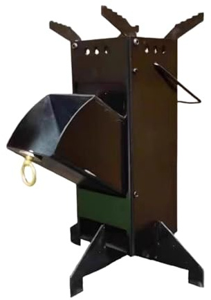 JISADER Outdoor Camping Holzofen Vielseitig Faltbar für Notfall Draußen Wandern