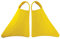 FINIS Kinder Fishtail 2 Swim Fin Kids, Yellow, S