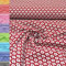MAGAM-Stoffe Amelie Blumen Baumwollstoff Oeko-Tex Meterware 50cm (05. Dunkelrot)