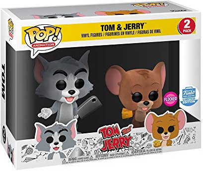 Funko Pop! Animation Tom & Jerry Flocked Vinyl Figure Two-Pack