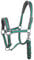 York Halfterset Halfter mit Strick Calipso Halfter & Strick gepolstert 5 Farben (Full, grau/grün)