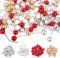 UFLF 80 Pz Bacche Artificiali di Agrifoglio Natale Decorazione di Bacche per Albero di Natale Decorazione Fai da Te