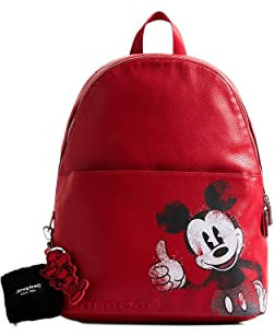 Desigual Rucksack Damen Mickey Mombasa 21wakp41 Rot Einheitsgröße