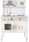 Classic World Wooden Modern Kitchen Set for Girls and Boys, Non-Toxic Paint, Pretend/Role Play Cooking, 3 Years+, 7 Pieces, 60 x 30 x 95 cm