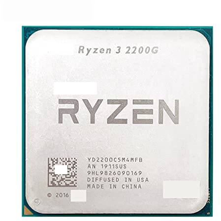componenti del computer Ryzen 3 2200G R3 2200G 3.5 GHz Quad-Core Quad-Thread CPU Processore YD2200C5M4MFB Socket AM4 tecnologia matura
