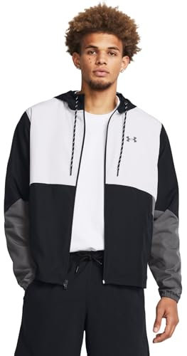 Under Armour Veste coupe-vent Legacy pour homme, gris, Gris, M
