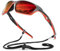 SCVCN Polarisierte Sport-Sonnenbrille für Herren und Damen - UV400 Schutz - Fahrradbrille, ideal zum Golfen, Radfahren, Laufen, Autofahren und Angeln im Freien 07 rot schwarz