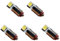2x 5x 12x LED E5,5 10V-22V Modelleisenbahn Lampen Birnen Modellbahn AC DC 0,5W bei ca. 30 Lumen (warmweiß, 5x)