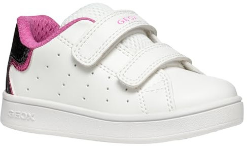 Geox B Eclyper Girl A, Zapatillas Bebé-Niñas, White, 22 EU