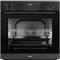 Oranier Einbau Backofen EBS420 autark schwarz 80 Liter Garraum - Soft-Close Tür - Knebel versenkbar - Elektro Einbaubackofen mit 9 Funktionen