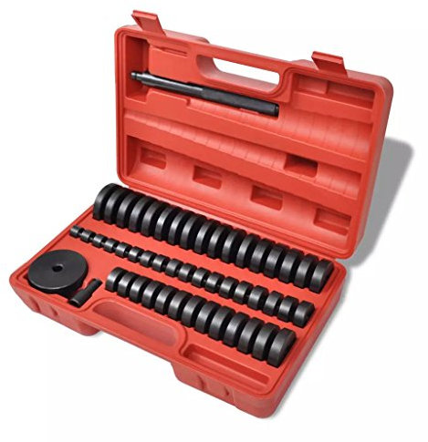 ARKEM Front Wheel Drive Bearing Remova Tool, Wheel Bearing Press Kit Bearing Adapters Bearing Installer Tool,Custom Built Bush/Bearing/Seal Driver Master Set Discs 51 pcs