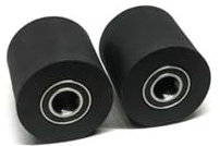 1 Stück 8x35x35 PU-Gummilagerrolle PUT69835-35 Führungsschiene angetriebene Mittelradriemenscheibe 8 * 35 * 35 Polyurethan-Kunststofflager (Size : 1Pcs, Color : 6x35x35mm)