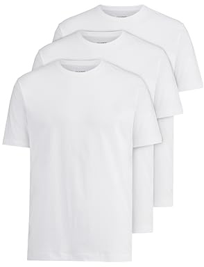 OLYMP Herren T-Shirt Rundhals Modern,Einfarbig,modern fit,weiß 00,XXL