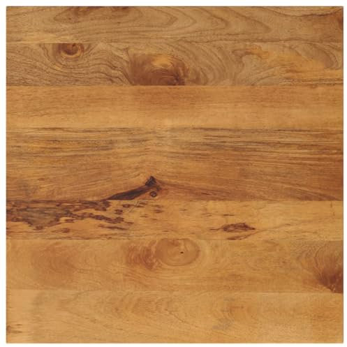 vidaXL Tischplatte, Holztischplatte Rechteckig Rustikal, Ersatztischplatte für Couchtisch Beistelltisch Esstisch, Holzplatte, Massivholz Mango