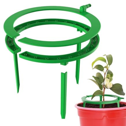 Dranng Hydro Halo-Wasserring, Wasserringe Für Pflanzen - Tropfbewässerungsring Mit Mehreren Ausgängen,Plant Hydro Bewässerung Für Effizientes Pflanzenwachstum Im Innen- Und Außenbereich, Gewächshaus