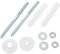 ULTECHNOVO 1ensemble Kit De Fixation Pour Lavabo Suspendu Vis De Montage Murale Boulons Et Chevilles Résistants Pour Installation Securisée De Lavabo Salle De Bain