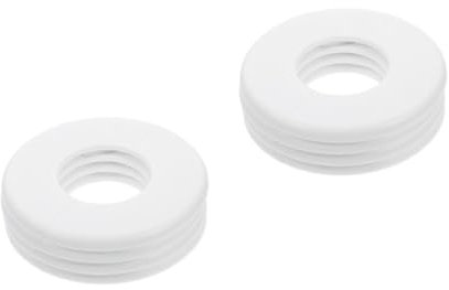 BESPORTBLE 2 Sets Swimming Pool Ladder Cover Ladders Split Flange Four Step Ladder Pool Rod Holder Wall Mounted Ladder Footwork Into the Ground Pool 4 Pieces x 2