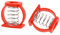 2pcs Fahrräder Lenker Hochfeder Feder Clipbike Federscharnierscharnier Klemme Fahrradgriff Accessoire