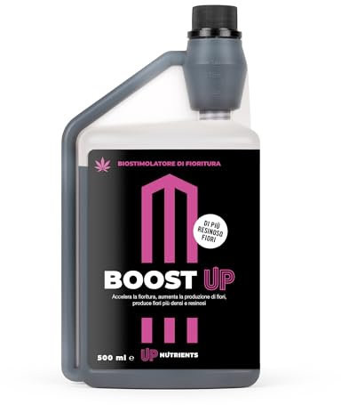 UP NUTRIENTS Bio Fertilisant Stimulant de Floraison BOOST UP 500 ml | Bio-Stimulant pour Plantes et Cultures | Accélérateur de Floraison | Fleurs et Fruits Compacts et Résineux