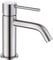 Friota Satin Nickel Basin Mixer Taps with G1/2” Hot and Cold Hose, Modern Single Handle Lead Free Deck Mounted Tap for Bathroom Sink, Brushed Nickel Bathroom Tap