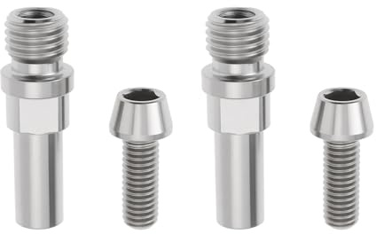SG Store 2 Pairs Fahrrad Titan Brems Post M10x 1,25mm M6x16mm Fahrrad Schrauben Spalte