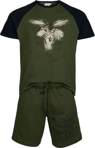LOONEY TUNES Coyote Männer Schlafanzug Multicolor