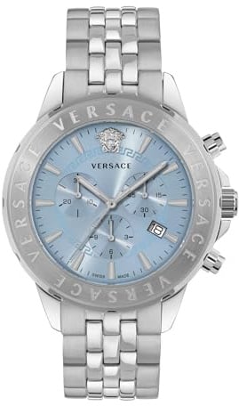 Versace Herren Uhr Armbanduhr Chronograph Signature VEV602325 Edelstahl