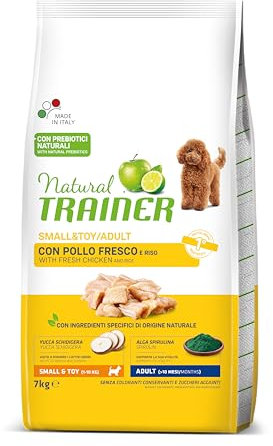 Natural Trainer Small&Toy Hundefutter für Erwachsene mit Huhn - 7 kg