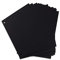 Fotoalbum Schwarze Seiten 26 x 18 cm, Nachfüll Seiten für AIOR Leder Fotoalbum 28 x 21cm, 30pcs
