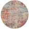 RugVista, Monet, Teppich, Mittelflor, ∅ 200 cm, Rund, Modern, Oeko-Tex Standard 100, Polypropylene, Flur, Schlafzimmer, Küche, Wohnzimmer, Mehrfarbig, Grau