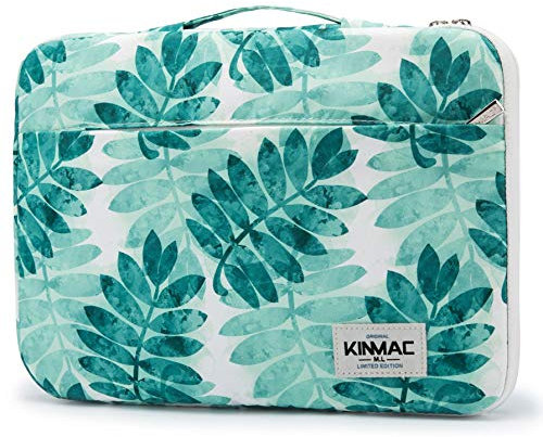 Kinmac – Housse de protection à 360° étanche avec poignée pour ordinateurs portables 12-13,3, Surface Pro, MacBook Pro 13, MacBook 12, MacBook Air 13 Retina et iPad Pro 12,9 (feuille d’olivier)