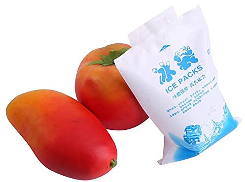Gel Kühlpack,10pcs Wiederverwendbar Gel-Eisbeutel,Kühltaschen für Kaltes Essen gefroren Kühlung Eisbeutel für kalte Kompresse,Eisbeutelgel(400ml)