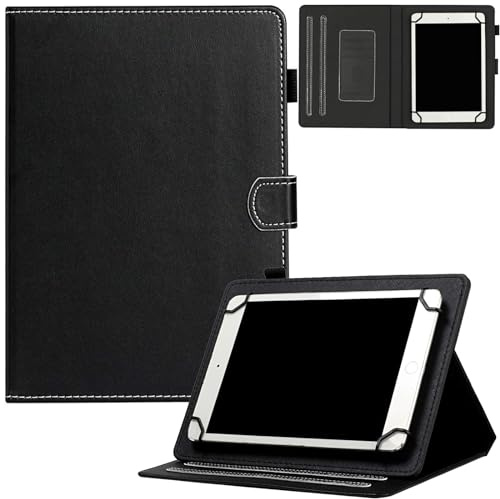 Artyond Case for 8 Inch Tablet,Universal Multi-Angle Viewing Stand with Card Slots Folio Case for iPad mini 7.9/8.3, Kindle Fire HD 8/HD8 Plus/Galaxy Tab A/Tab E/Tab 4/Tab S2 8.0 (Black)