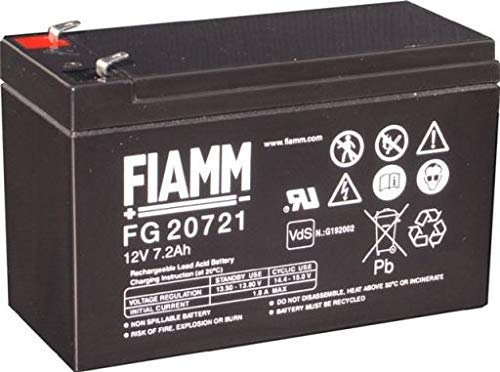 Fiamm FG20721 12V 7,2Ah Blei Akku/Blei Akku/AGM Blei Vlies VDs