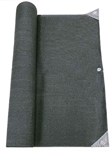 RED DECO Brise Vue occultant renforcé Haute densité 300 GR/m2 qualité Pro - 1,8 x 10 m - Gris