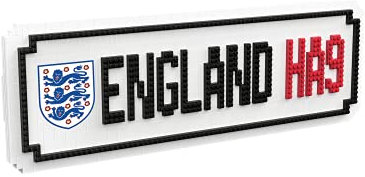FOCO Football World Cup European Championship England FC FA Brxlz Wall Street Sign Building Construction DIY Toy