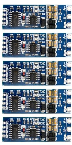 ARCELI 5 Stück TTL zu 485 zu seriellem UART Level Reziproke Hardware Automatische Flusskontrolle UART zu 485 Konverter 485 zu TTL